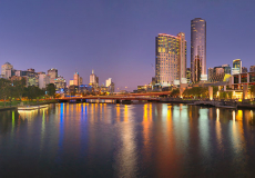 Melbourne Skyline Panoramic B