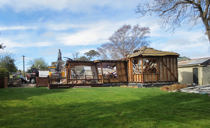 Visual Resource NZ Original Home DEMOLITION