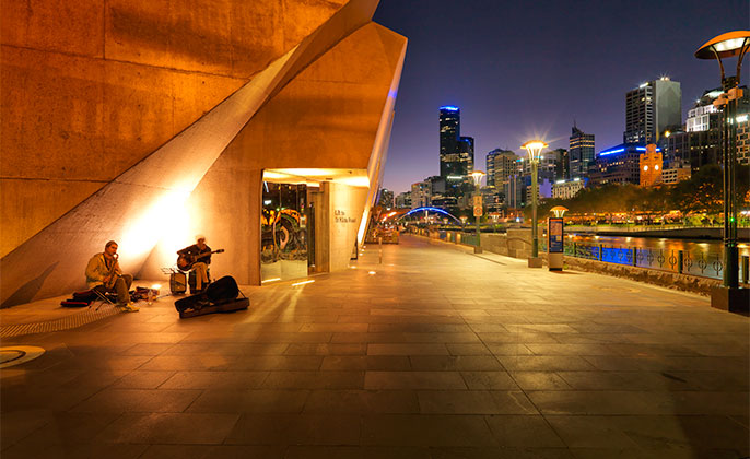 06 Melbourne Collection 4 photo art Melbourne Skyline by Michael Collins for Visual Resource